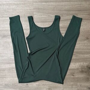 SHEIN Sleeveless Forest Green Jumper